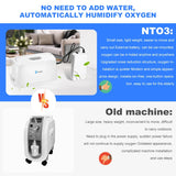 Varon 3L/min Portable Oxygen Concentrator Household Small Battery Oxygen Bar O2 Inhaler Machine Car Charger Pulse Flow O2