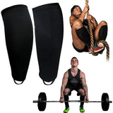 1 Pair Deadlift Socks Deadlift Shin Guards Builtin Padded Leg Sleeves Shin Sleeves Weight Lifting Socks Rope Climbing Shin Guard