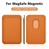 Luxury For Magsafe Magnetic Leather Wallet Case For iPhone 13 12 11 14 Pro Max 15Pro S23 Card Holder Phone Bag Cover Accessories