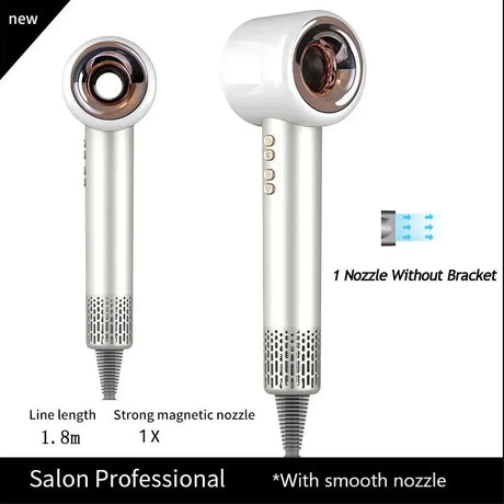 Professional LeaflessHair Dryers Negative Ionic Blow Dryer Household Appliance Personal Hair Care Styling Best Gift For Woman