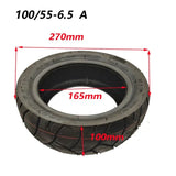 100/55-6.5 Tubeless Tire 90/65-6.5 100/65-6.5 Thickened Wear-resistant Vacuum Tyre with Air Valve for Electric Scooter