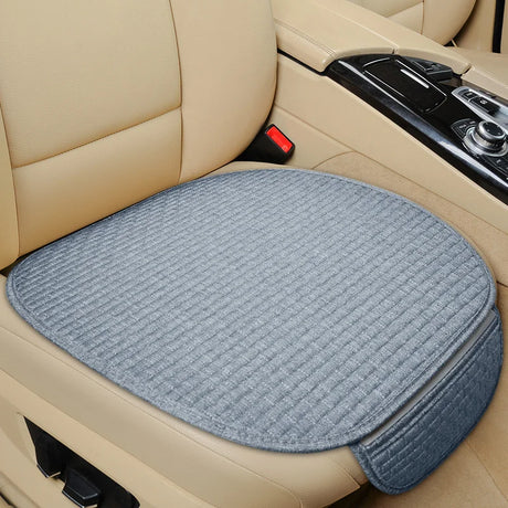 Universal Anti-slip Car Seat Cover Auto Seat Front Seat Protector Cushion Linen Fabric Car Interior Accessories Vehicle Supplies