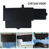 PU Car Sun Visor Extender Durable Windshield Sunshade Extension Board Shield Blocker Front Side Window Shade Anti Glare for Cars