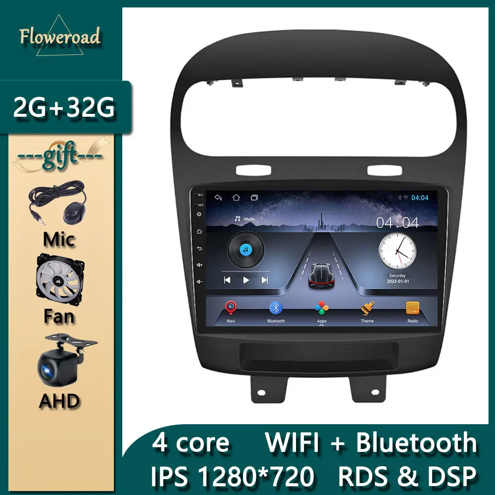 Car Intelligent System Android For Dodge Journey Fiat Freemont 2011-2020 Apple Carplay 2din GPS Auto Radio Multimedia Player DVD