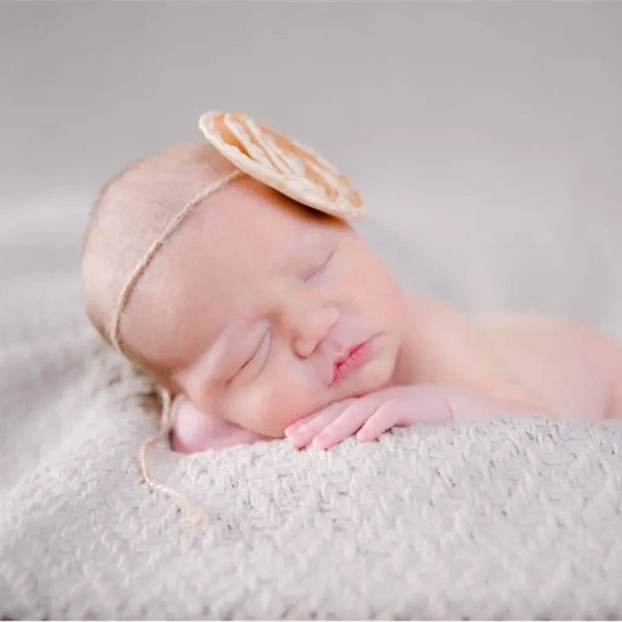 15pcs One Lot Handmade Newborn Baby Girl Headbands With Pearl Baby Accessories Girl Hairband