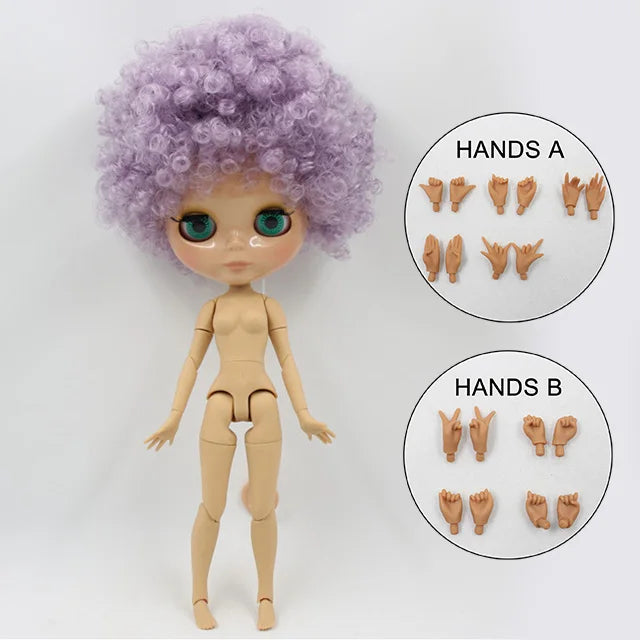 ICY DBS Blyth doll 1/6 bjd tan skin joint body shiny face 30cm toy girls gift