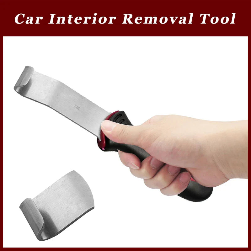 1PCS Stainless Steel Door Panel Removal Tool Car Disassembly Tools Auto Body Tools Car Tool For Interior Trim Upholstery Clips