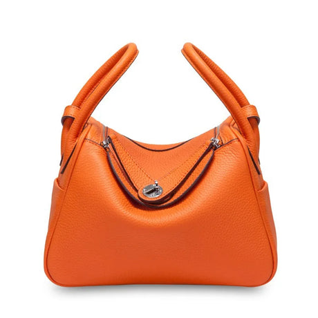 100% Cow Leather Lady Lindi Bag Brand Shoulder Messenger Bag Luxury Handbags Women Genuine Leather Luxury Designer Doctor Bag