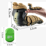 Rc Snake Robots Toys for Kids Boys Children Girl 5 6 7 8 Years Old Gift Remote Control Animals Prank Simulation Electric Cobra