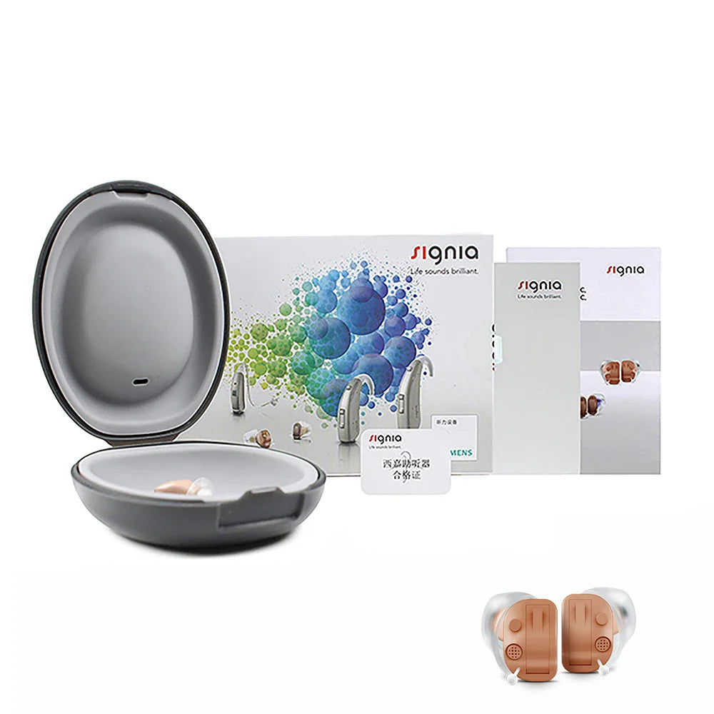 Signia Invisible Hearing Aid 8 Channel Programmable Digital Hearing aids Mobile Phone Remote Adjust Sound amplifier