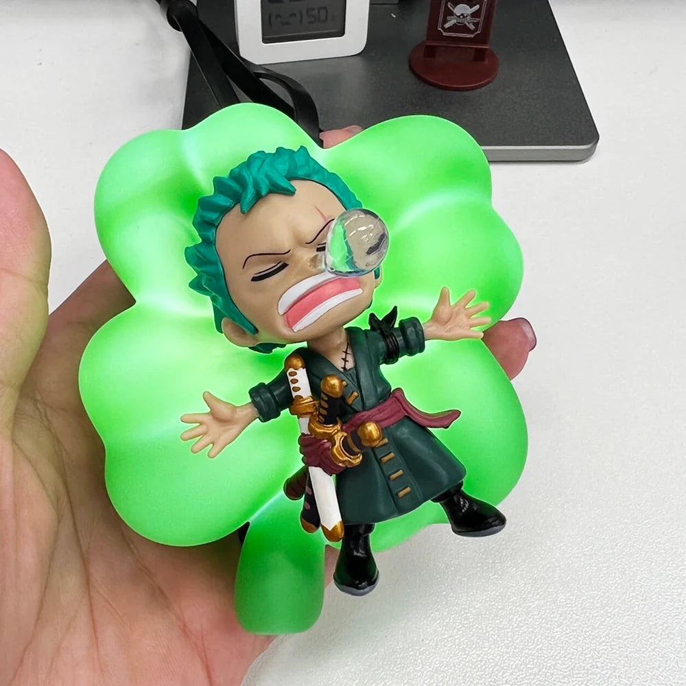 OP Night Light Blind Box Anime Luffy Zoro Nami Sanji Chopper Figure Sweet Dream Series LED Night Light Ornament Gift