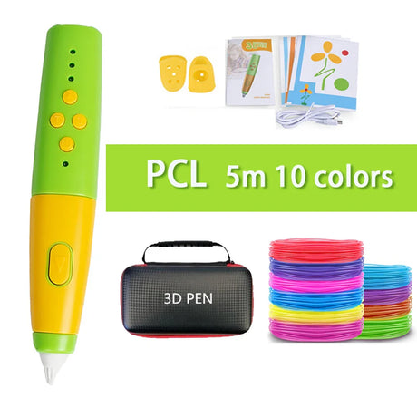 Ultimate 3D Printing Pen Set for Kids - Creative Educational Toys with PCL Filament for Fun and Imaginative Play!