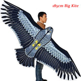 New  Outdoor Fun Sports Huge 185cm Eagle Kite With Handle Line Novelty Toy Kites For Adult /Kids Large Good Flying