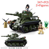 WW2 Military Panzer Tiger I Heavy Tank Panzerkampfwagen VI Ausf. E Building Blocks World War II Figures Bricks Model Toys Gifts