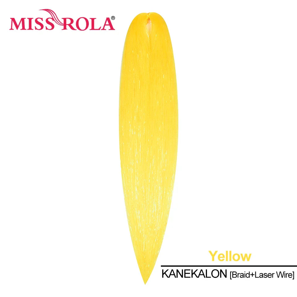 Miss Rola Synthetic 28Inch 100G 2023 New Hair Extension Yaki Straight Jumbo Braiding Hair Pre-Stretched Braid Kanekalon Hair