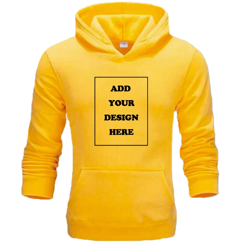 Customized Men Sweatshirt Pullovers Men's Pullovers Custom Hoodie Personalized Logo Badges Custom Top Unisex Sweetshirts S-4XL