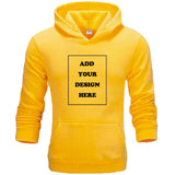 Customized Men Sweatshirt Pullovers Men's Pullovers Custom Hoodie Personalized Logo Badges Custom Top Unisex Sweetshirts S-4XL