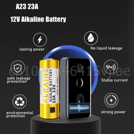 10PCS 12V A23 23A Alkaline Battery 23GA A23S E23A EL12 MN21 MS21 V23GA L1028 GP23A LRV08 For Doorbell Alarm Toy Remote Dry Cell