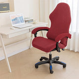 1 Set Spandex Office Chair Cover Elastic Gaming Chair Covers Jacquard Computer Chairs Slipcover Seat Case for Armchair Protector