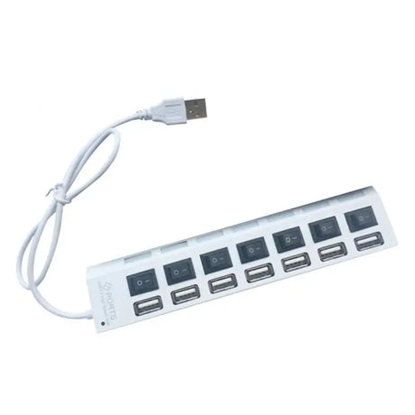 1~8PCS USB Hub USB 2.0 Hub Multi USB Splitter 3 Hab Use Power Adapter Multiple Expander 2.0 Hub With Switch For Laptop