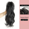 Aosiwig Synthetic Claw Ponytails Wig Long Pony Tail Extensions Natural Black Brown Curly Straight Fake False Hairpiece For Women