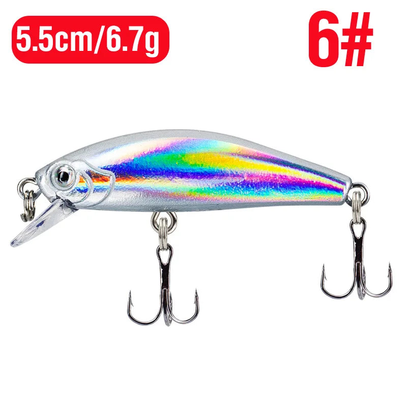 Fishing Tackle Bionic Submerged Crankbait Fishing Gear Fishing Lures Fishing Bait Fishhook 3d Eyes Artificial Hard Baits Fishing