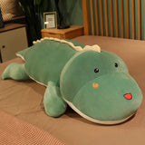 New 80CM Big Long Cute Dinosaur Plush Toy Soft Cartoon Animal Crocodile Plush Doll Boyfriend Pillow Child Girl Birthday Gift