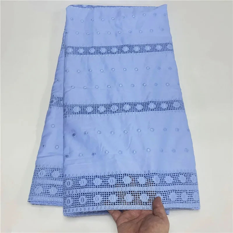 High Quality Swiss Voile Lace In Switzerland 100% Cotton Polish Dry Men Dress Lace fabric For Wedding Dresses Africa Fabrics