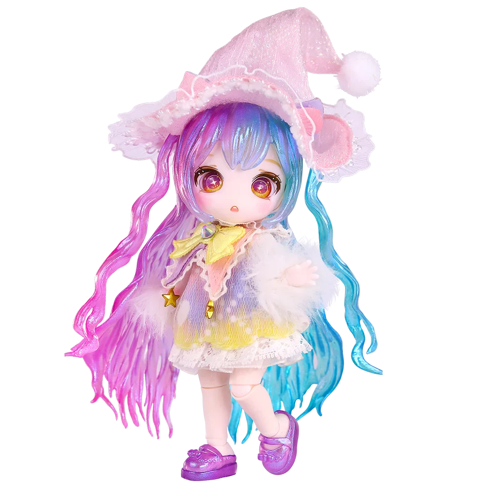 Dream Fairy Constellation 13cm OB11 Maytree Doll Collectible Cute Animal Style Kawaii Toy Figures Birthday Gift for Kids