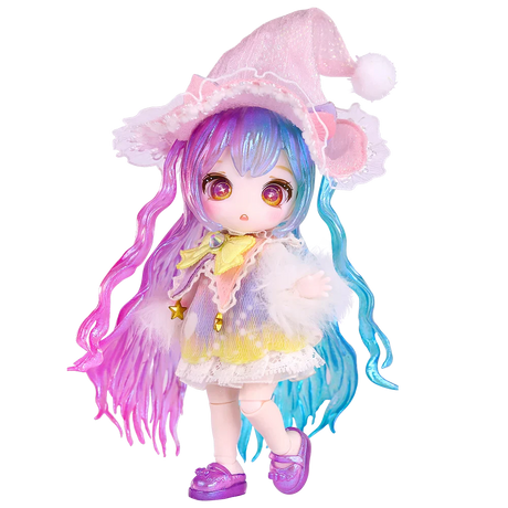 Dream Fairy Constellation 13cm OB11 Maytree Doll Collectible Cute Animal Style Kawaii Toy Figures Birthday Gift for Kids