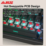 AJAZZ AK992 Mechanical Keyboard Bluetooth 2.4G Wireless RGB 100 Keys Hot Swap Ergonomic USB Keyboards For pro Gamer Laptop PC