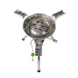 BRS-69 Camping Stove Burner Portable Foldable Dual Head Burner Stove Windproof Backpacking ButaneGas Stove Outdoor Cooking Tool