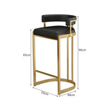 Garden Reception Counter Bar Stools Metal Designer High Computer Space Saving Bar Chair Comfortable Taburete Alto Home Furniture