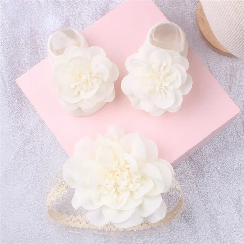 1 Set Cute Gift Bow Flowers Baby Girls Headband Socks Cartoon Animal Bow Newborn Girls Hair Band Kids Headwear Hair Accessories