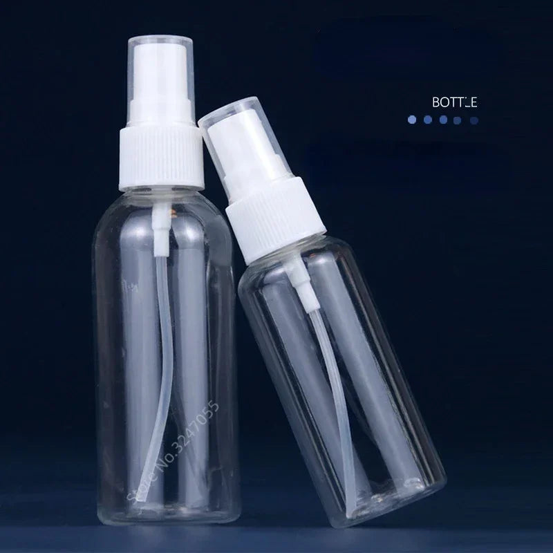 Refillable 150ml 200ml 300ml 500ml Clear PET Plastic Portable Spray Bottle Empty Perfume Container Portable Travel Accessories