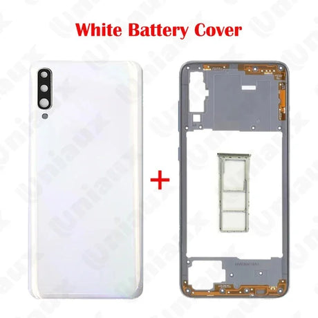 For SA Galaxy A50  A505 A70 A51 A515 A71 A715 Housing Case Middle Frame Cover+Battery Back Cover Rear Cover+Camera Lens