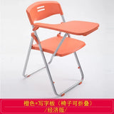 Training chair with table board Conference training room table chair integrated stool Foldable chair Office writing board