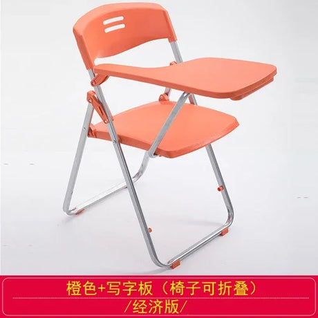 Training chair with table board Conference training room table chair integrated stool Foldable chair Office writing board