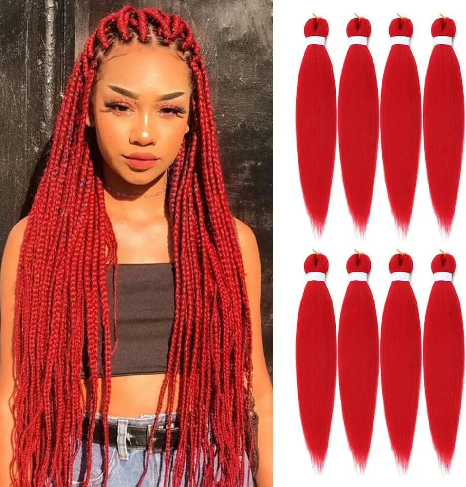 Braiding Hair Pre Stretched Synthetic Braid Extensions Jumbo Braid for Senegalese Passion Twist Box Braid Hair Bundles SOKU