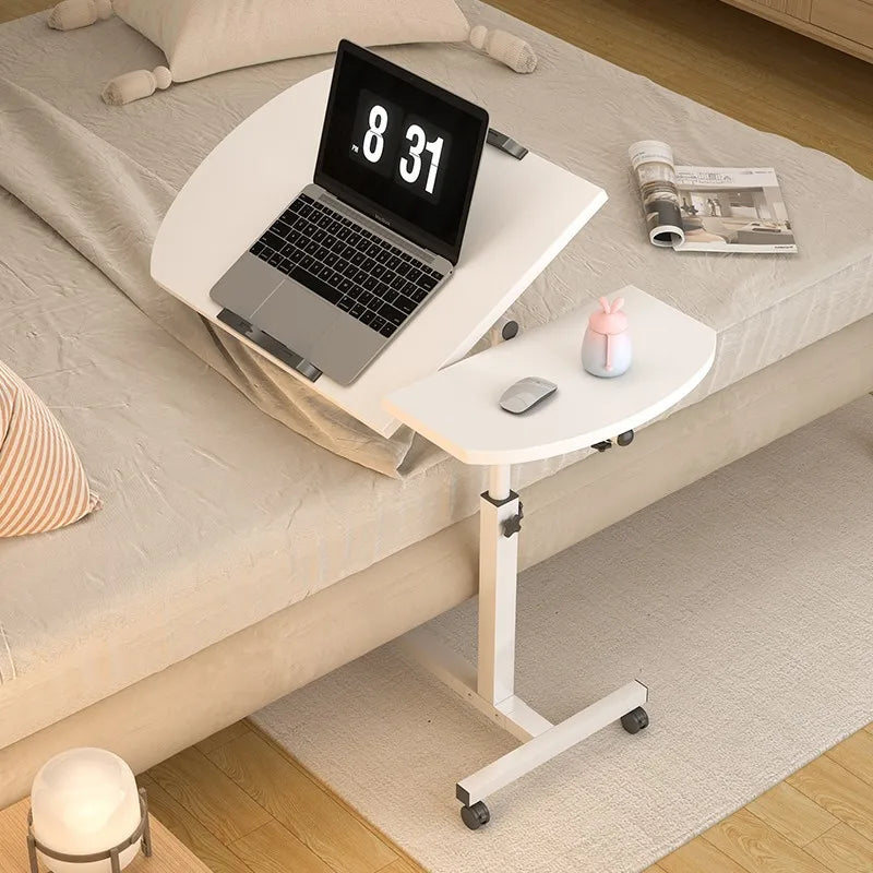 Simple Laptop Desk Bed Computer Desk Floor Mobile Lifting Bedside Table