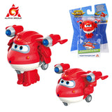 Super Wings S6 Tino 2 inches Mini Transforming Anime Deformation Plane Robot Action Figures Transformation Kids Toys Gifts