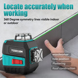 MiLESEEY 2 Lines Laser Level L52R L62 360 Laser Level L6 Green nivel Laser with Battery and Tripod лазерный уровень