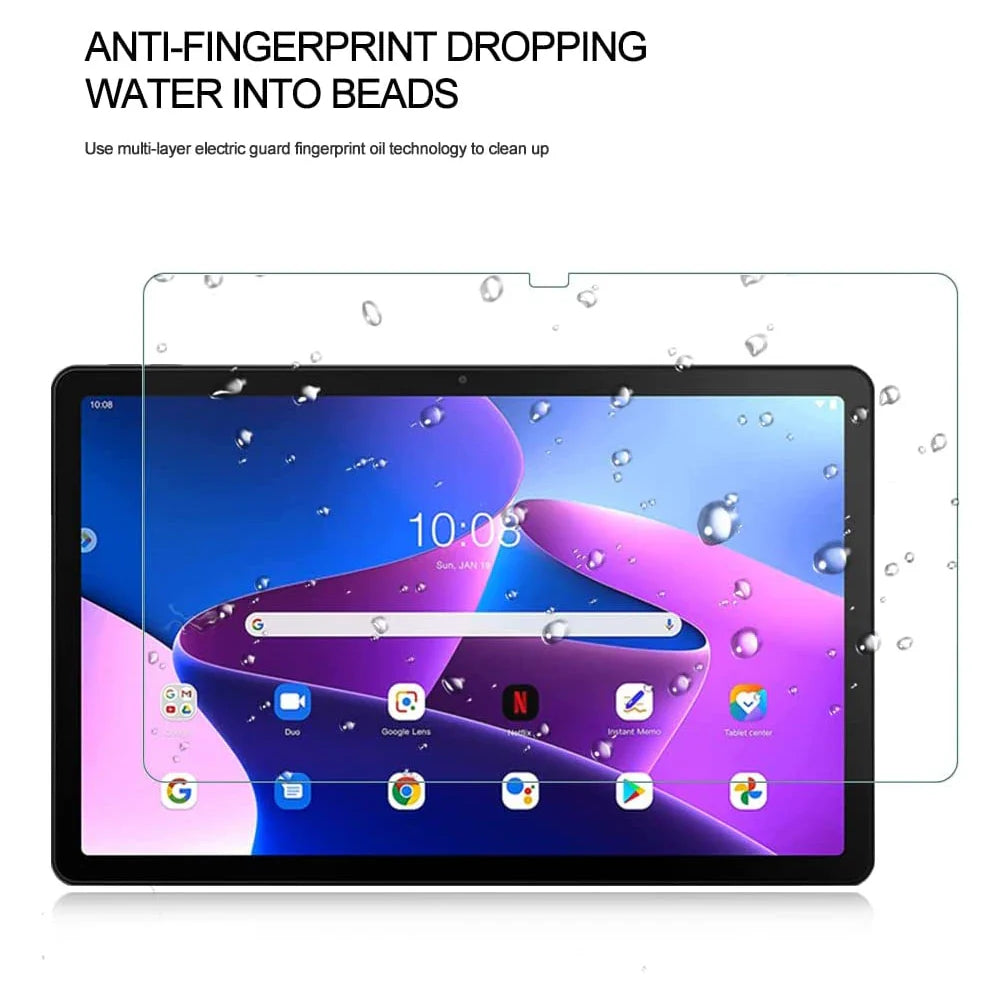 2 Pack Tablet Screen Protector For Lenovo Tab M10 Plus 3rd Gen 10.6 Inch Protective 2022 Anti Fingerprint 9H Tempered Glass Film