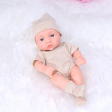 20CM Reborn Baby Doll Toddler Real Soft Touch Mini Soft and Full Body Silicone Reborn Toddler Doll lifelike Newborn Doll Toys