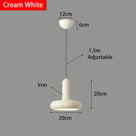 Scandinavian Macaron Small Pendant Lamp Modern Cream Style Bedroom Bedside Lamp Fashionable and Simple Restaurant Bar Table Lamp