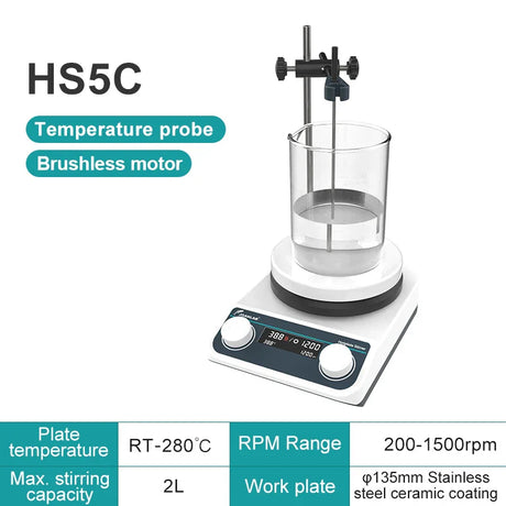 JOANLAB Magnetic Stirrer With Heating Stirrer Laboratory Thermostatic Digital Display Magnetic Mixer Hot Plate 110v ~ 220v