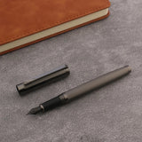 High Quality 313 Metal Fountain Pen Gun Grey EF F Black Nib School Student Office Gifts Stationery ink Pens