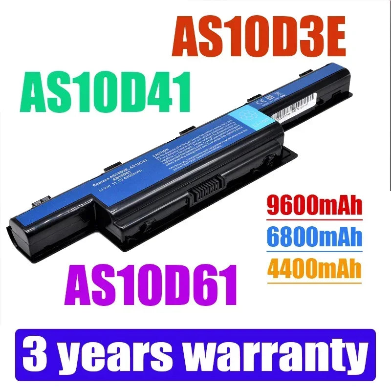 New Laptop Battery for Acer Aspire V3 5741 5742 5750 5551G 5560G 5741G 5750G AS10D31 AS10D51 AS10D61 AS10D71 AS10D75 AS10D81