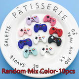 Randomly 6/10Pcs Colorful Resin Game Controller Charms Pendants For Jewelry Making DIY Earrings Necklace Bracelet Handmade