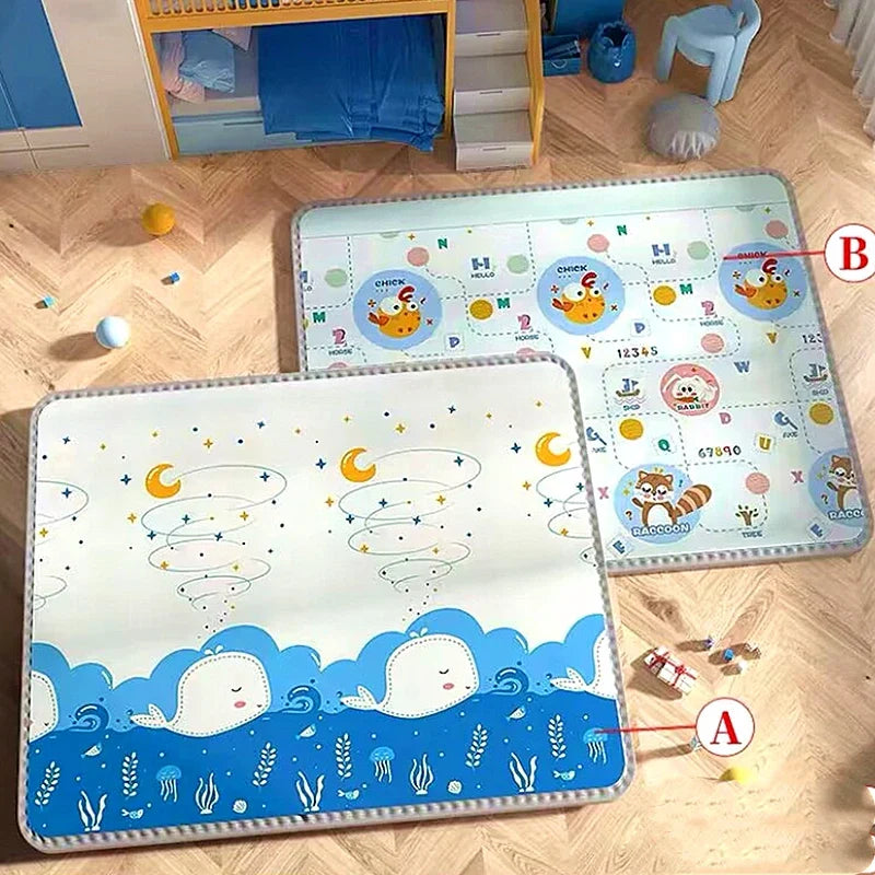 Double-sided Pattern Baby Play Mat Thicken 1/0.5cm Educational Carpets in The Nursery Climbing Pad Kids Rug Activitys Games Toys